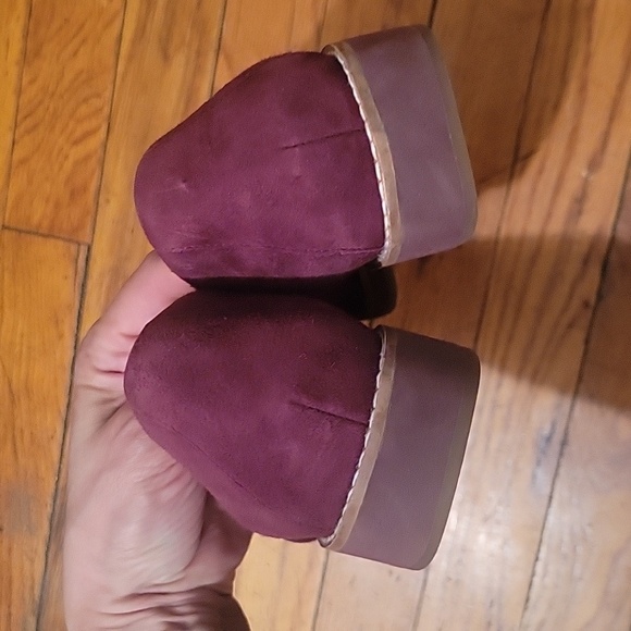Cole Haan | Go-To Suede Loafers In Wine Color EUC Size 8.5 - Picture 4 of 8